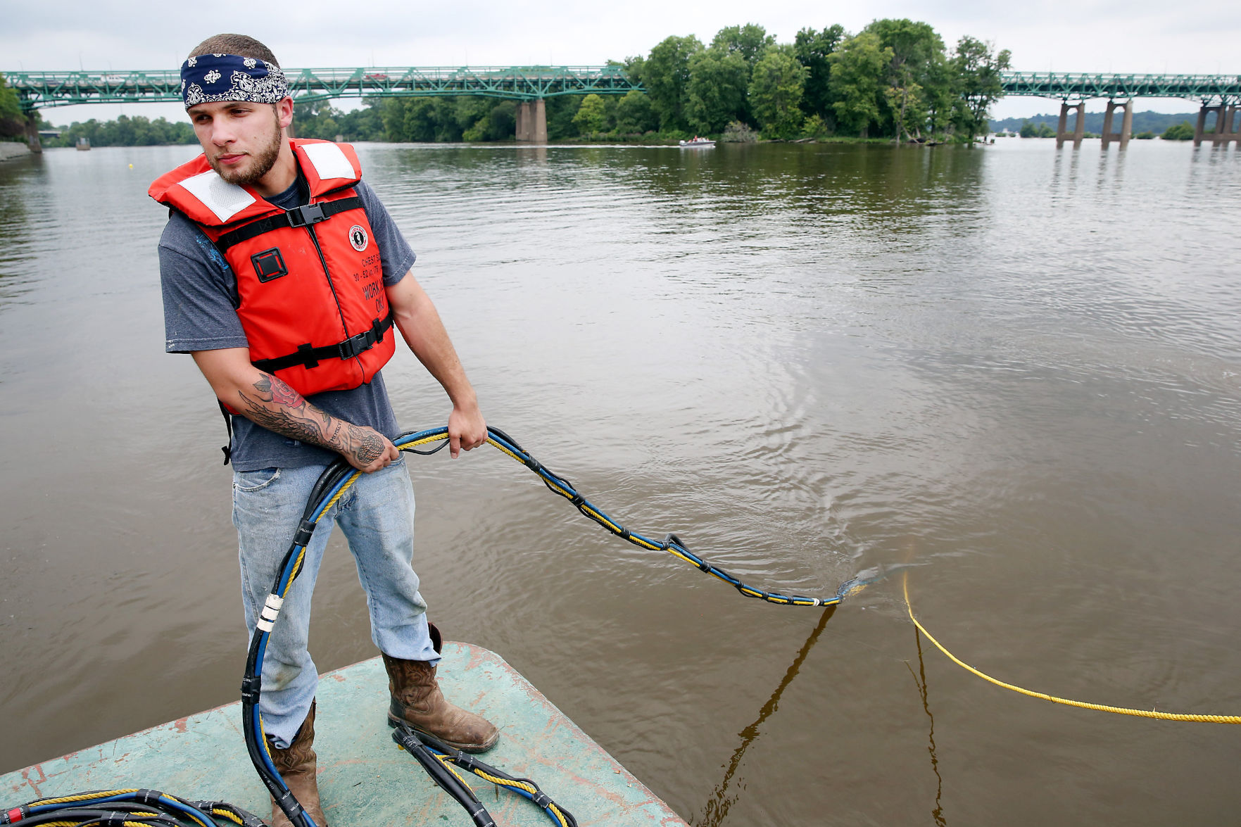 Mussel relocation
